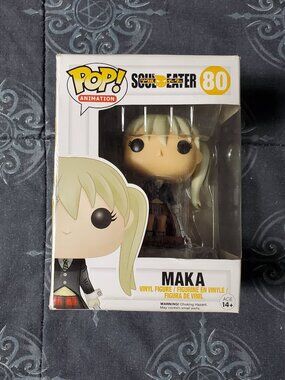 2015 funko pop 80 soul eater maka albarn & soul evans anime figure vinyl anime.